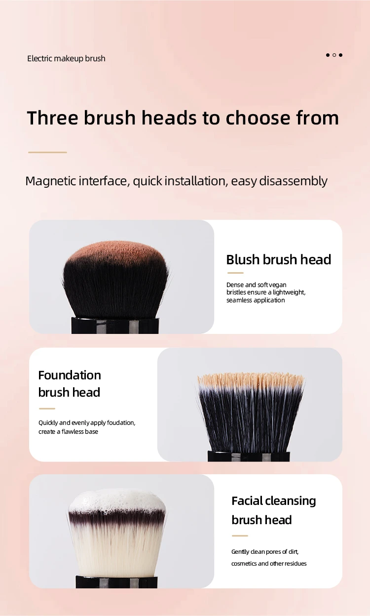 3-in-1 electric makeup brush